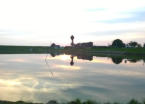 Hafen Friedrichskoog Blick zur Seehundstation