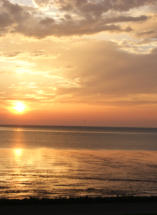 Abenddmmerung Friedrichskoog Spitze