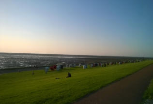 Abendstimmung Friedrichskoog Spitze